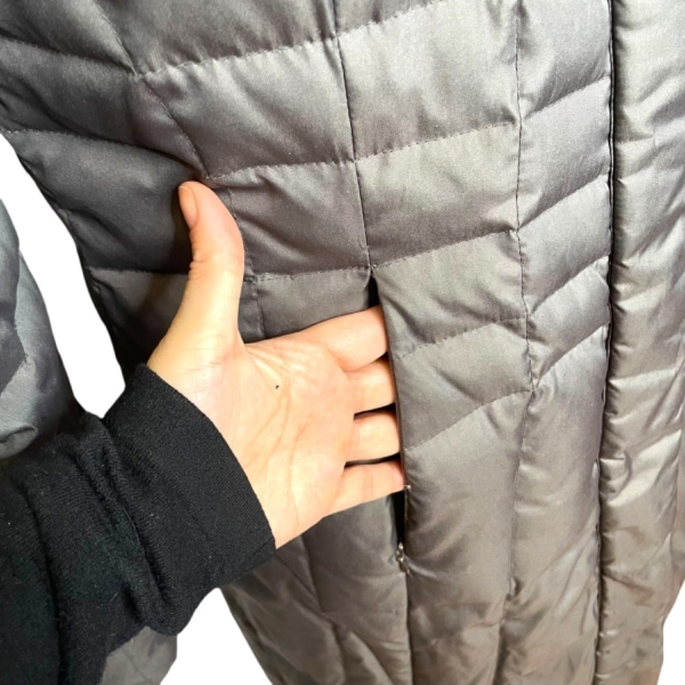 Dark Gray Feather Down Puffer Jacket 🤍 - Picture 8 of 16